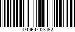 Código de barras (EAN, GTIN, SKU, ISBN): '8718637035952'