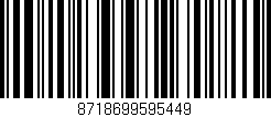 Código de barras (EAN, GTIN, SKU, ISBN): '8718699595449'