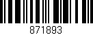 Código de barras (EAN, GTIN, SKU, ISBN): '871893'