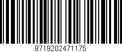 Código de barras (EAN, GTIN, SKU, ISBN): '8719202471175'