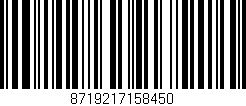 Código de barras (EAN, GTIN, SKU, ISBN): '8719217158450'