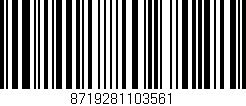 Código de barras (EAN, GTIN, SKU, ISBN): '8719281103561'