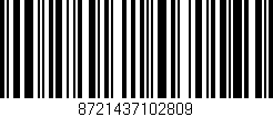 Código de barras (EAN, GTIN, SKU, ISBN): '8721437102809'