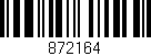 Código de barras (EAN, GTIN, SKU, ISBN): '872164'