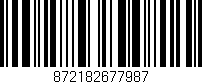 Código de barras (EAN, GTIN, SKU, ISBN): '872182677987'