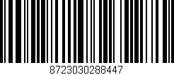 Código de barras (EAN, GTIN, SKU, ISBN): '8723030288447'