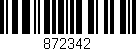 Código de barras (EAN, GTIN, SKU, ISBN): '872342'