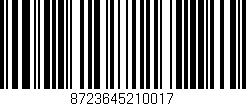 Código de barras (EAN, GTIN, SKU, ISBN): '8723645210017'
