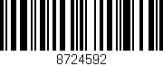 Código de barras (EAN, GTIN, SKU, ISBN): '8724592'