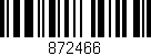 Código de barras (EAN, GTIN, SKU, ISBN): '872466'
