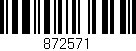 Código de barras (EAN, GTIN, SKU, ISBN): '872571'