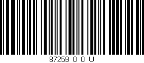 Código de barras (EAN, GTIN, SKU, ISBN): '87259_0_0_U'
