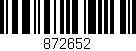 Código de barras (EAN, GTIN, SKU, ISBN): '872652'