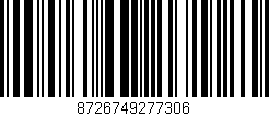 Código de barras (EAN, GTIN, SKU, ISBN): '8726749277306'