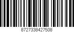 Código de barras (EAN, GTIN, SKU, ISBN): '8727338427508'