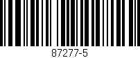 Código de barras (EAN, GTIN, SKU, ISBN): '87277-5'