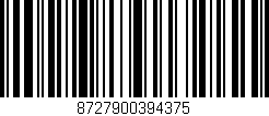 Código de barras (EAN, GTIN, SKU, ISBN): '8727900394375'