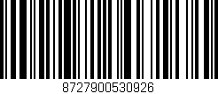 Código de barras (EAN, GTIN, SKU, ISBN): '8727900530926'