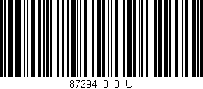 Código de barras (EAN, GTIN, SKU, ISBN): '87294_0_0_U'