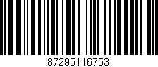 Código de barras (EAN, GTIN, SKU, ISBN): '87295116753'
