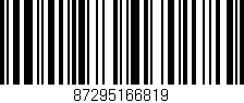Código de barras (EAN, GTIN, SKU, ISBN): '87295166819'
