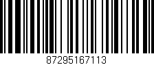 Código de barras (EAN, GTIN, SKU, ISBN): '87295167113'
