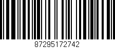 Código de barras (EAN, GTIN, SKU, ISBN): '87295172742'
