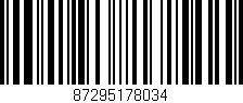 Código de barras (EAN, GTIN, SKU, ISBN): '87295178034'