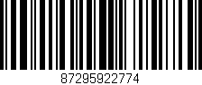 Código de barras (EAN, GTIN, SKU, ISBN): '87295922774'