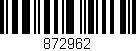 Código de barras (EAN, GTIN, SKU, ISBN): '872962'