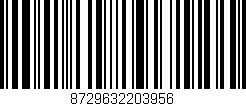 Código de barras (EAN, GTIN, SKU, ISBN): '8729632203956'