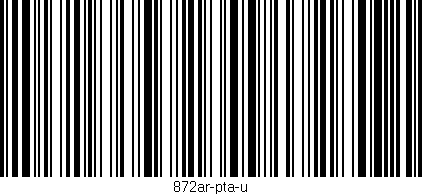 Código de barras (EAN, GTIN, SKU, ISBN): '872ar-pta-u'