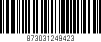 Código de barras (EAN, GTIN, SKU, ISBN): '873031249423'