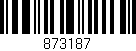 Código de barras (EAN, GTIN, SKU, ISBN): '873187'