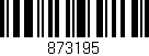 Código de barras (EAN, GTIN, SKU, ISBN): '873195'