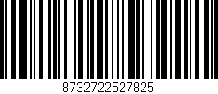 Código de barras (EAN, GTIN, SKU, ISBN): '8732722527825'