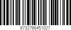 Código de barras (EAN, GTIN, SKU, ISBN): '8732788451027'