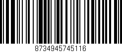 Código de barras (EAN, GTIN, SKU, ISBN): '8734945745116'