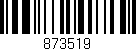 Código de barras (EAN, GTIN, SKU, ISBN): '873519'