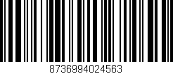 Código de barras (EAN, GTIN, SKU, ISBN): '8736994024563'