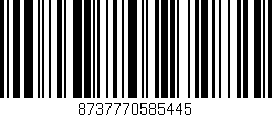 Código de barras (EAN, GTIN, SKU, ISBN): '8737770585445'