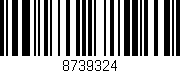 Código de barras (EAN, GTIN, SKU, ISBN): '8739324'