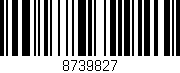 Código de barras (EAN, GTIN, SKU, ISBN): '8739827'