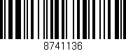 Código de barras (EAN, GTIN, SKU, ISBN): '8741136'