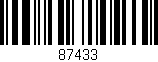 Código de barras (EAN, GTIN, SKU, ISBN): '87433'
