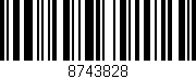 Código de barras (EAN, GTIN, SKU, ISBN): '8743828'