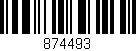 Código de barras (EAN, GTIN, SKU, ISBN): '874493'