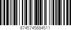 Código de barras (EAN, GTIN, SKU, ISBN): '8745745694511'
