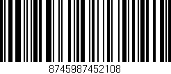 Código de barras (EAN, GTIN, SKU, ISBN): '8745987452108'