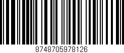 Código de barras (EAN, GTIN, SKU, ISBN): '8748705978126'